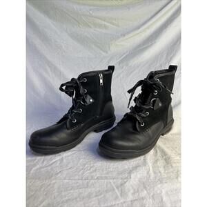 UGG Hapsburg Brown Waterproof Boot Womens Size 8 Side Zip Lined 1130832